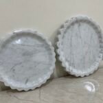 صواني رخام طبيعي قطعتين