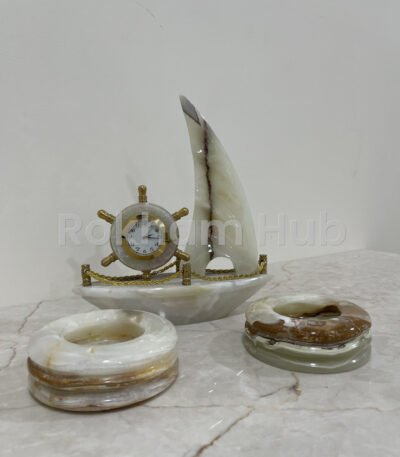 طقم مزهريات الابستر طبيعي متدرج المقاس