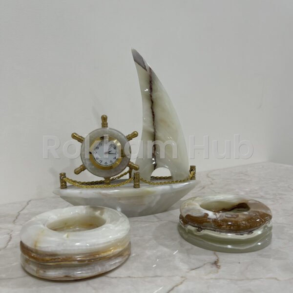 طقم مزهريات الابستر طبيعي متدرج المقاس