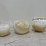 طقم مزهرية بومبية من الالبستر الطبيعي